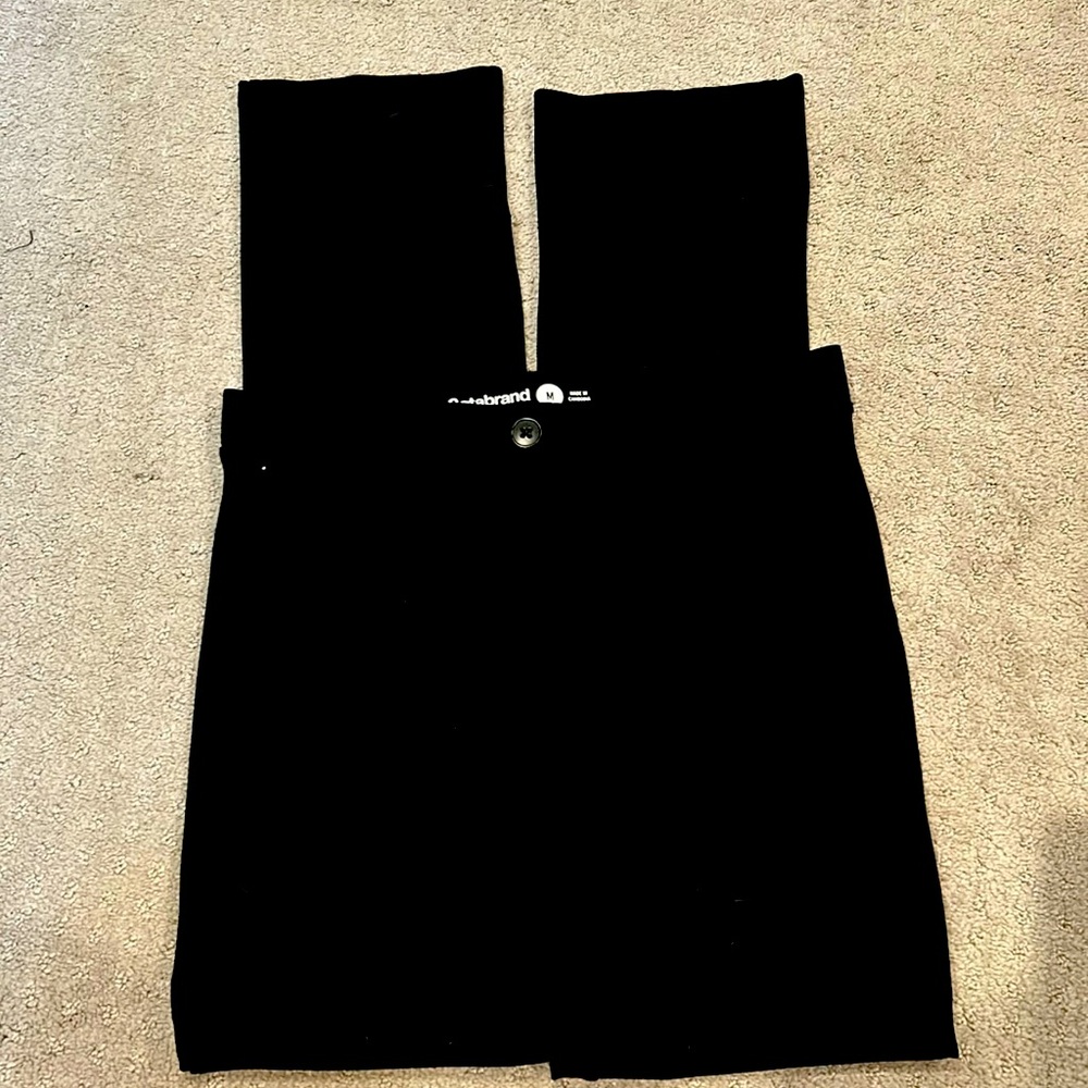 Betabrand medium black straight leg